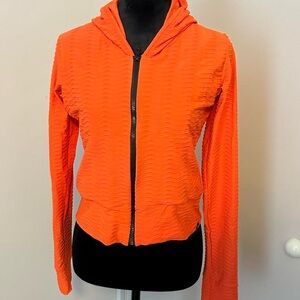Orange Booty by Brabants Fitted Athletic Jacket